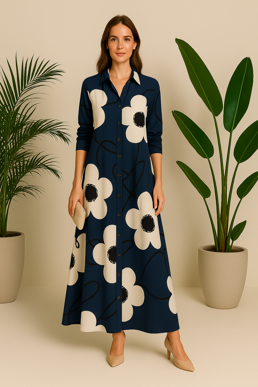 Vestido Longo Helena– Mizzy Moda Feminina