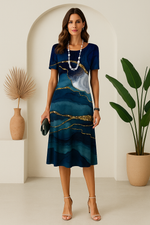Vestido Estampado Esmeralda