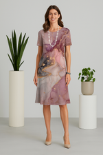 Vestido Estampado Quartzo