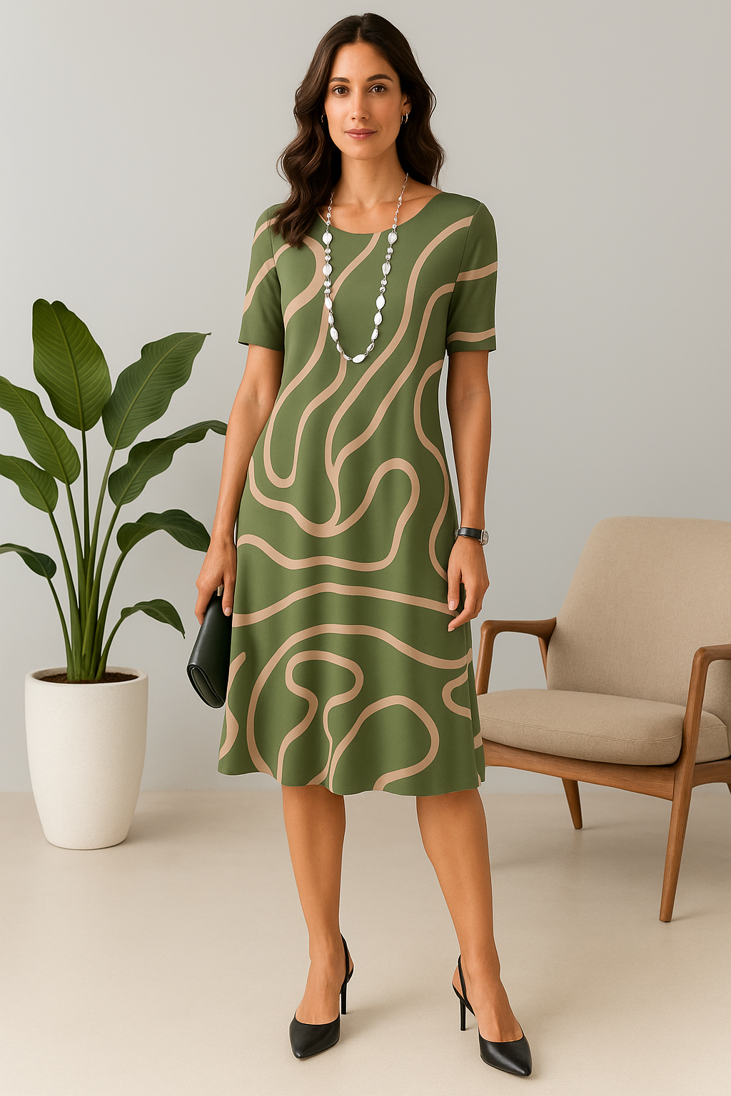 Vestido Amarílis - Verde