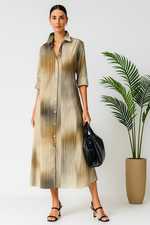 Chemise Estampada Gola Polo - Étnico Vermelho