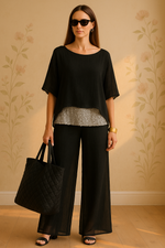 Conjunto Adriana | Conjunto Feminino com Estilo e Brilho Casual