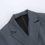 Blazer com Cinto de Flor