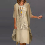 Vestido de Renda e Cardigan Sofia