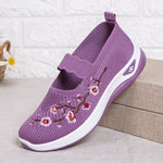 Tênis Feminino Floral Confortável sem Cadarço