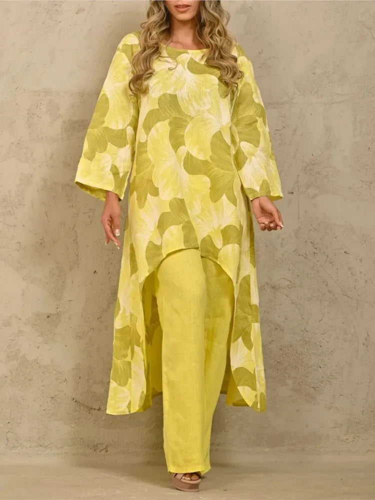 Conjunto Daisy | Conjunto Casual Feminino com Estampa Floral