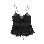 Blusa Boho com Alças Finas