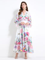 Vestido Longo Floral Beatrice