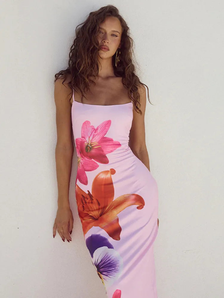 Vestido Longo Floral