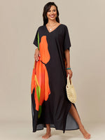 Vestido Kaftan Floral