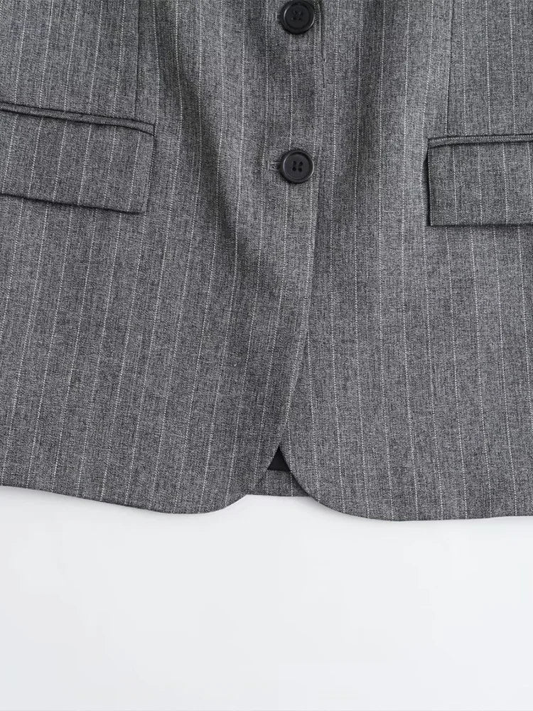 Blazer Alfaiataria Listrado