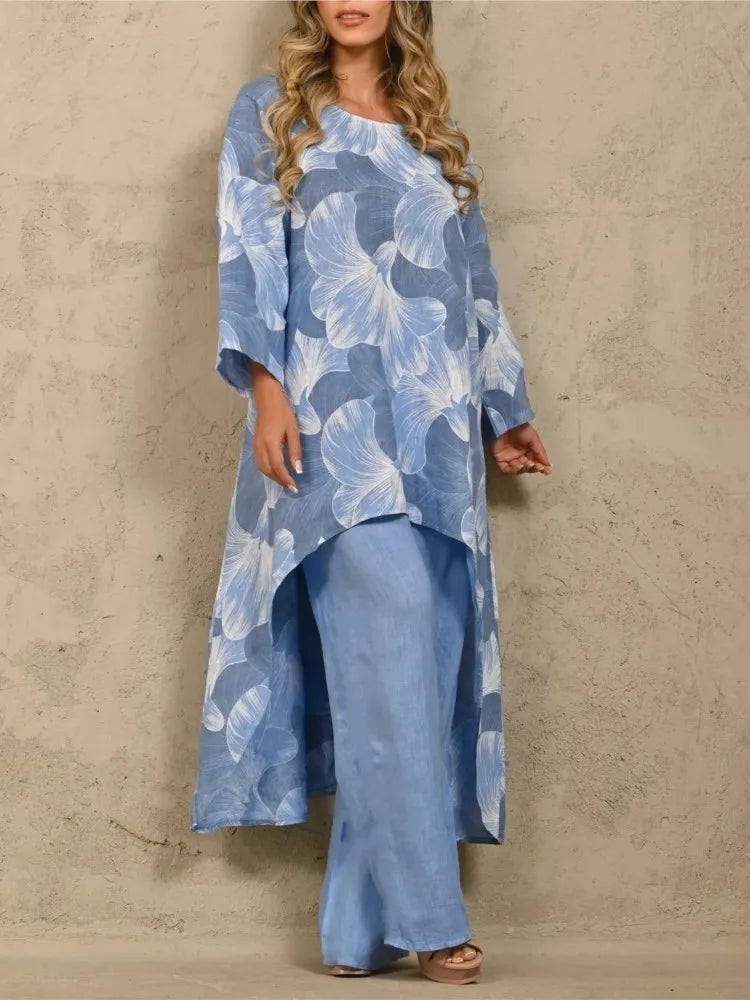 Conjunto Daisy | Conjunto Casual Feminino com Estampa Floral