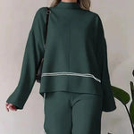 Conjunto de Lã Gola Alta
