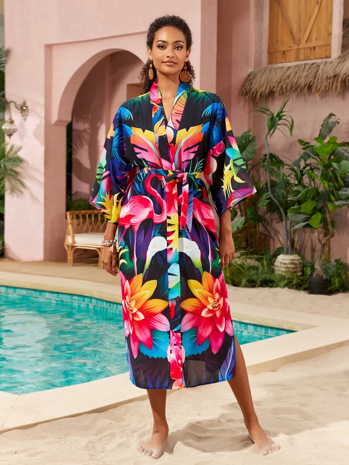 Kimono Elegância Tropical