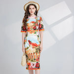 Vestido Floral Elegância Boho
