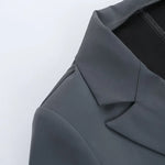 Blazer com Cinto de Flor