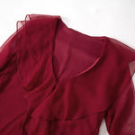 Vestido Boho Vinho