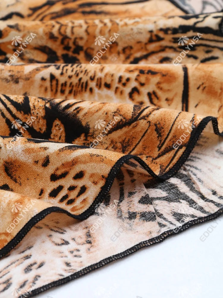 Kaftan Leopardo – Elegância e Conforto