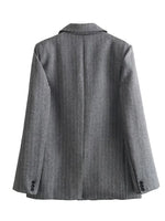 Blazer Alfaiataria Listrado