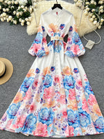 Vestido Longo com Cinto Betina