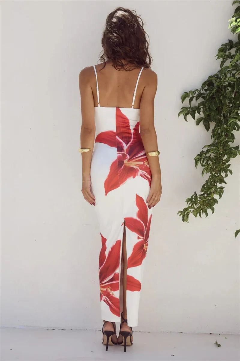 Vestido Longo Floral