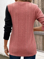 Blusa Manga longa Canelada