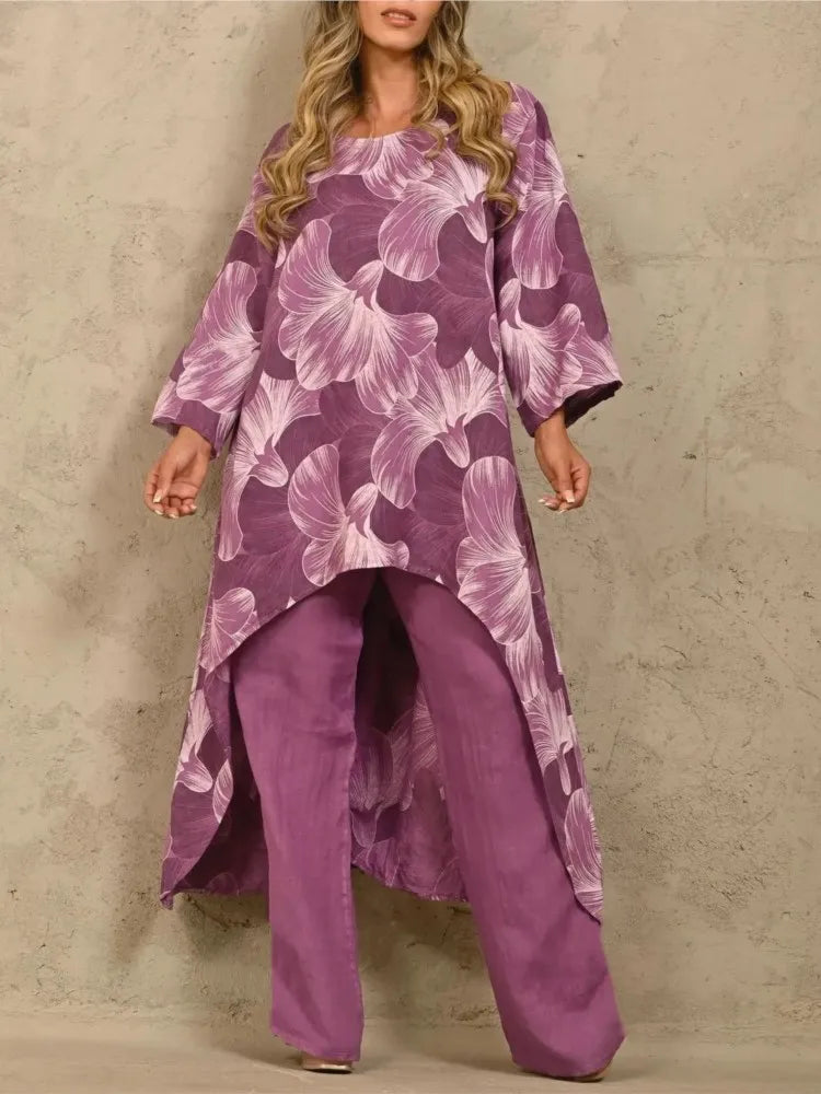 Conjunto Daisy | Conjunto Casual Feminino com Estampa Floral