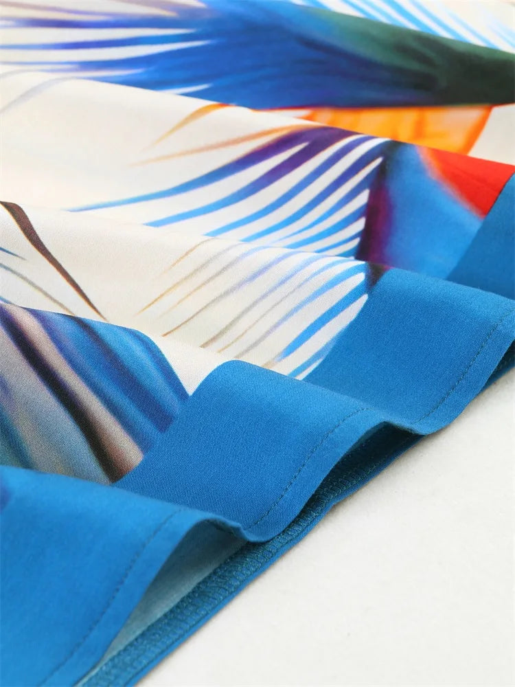 Kaftan Pássaro Azul