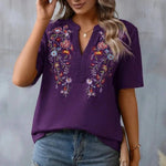 Blusa Bordada Cecília