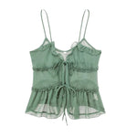 Blusa Boho com Alças Finas