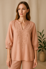 Bata Bordada Viviane