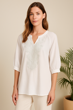 Bata Bordada Viviane