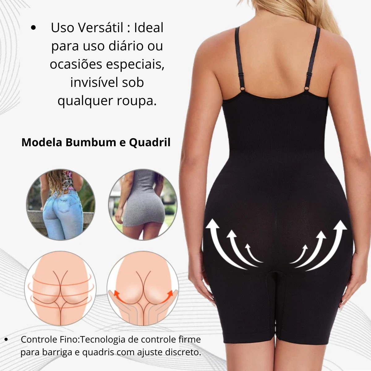 Body Sculpt Modelador com Bojo