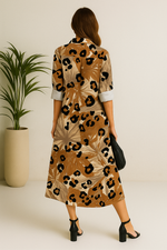 Chemise Estampada Gola Polo