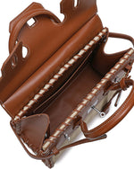 Bolsa de Palha e Couro Montaigne