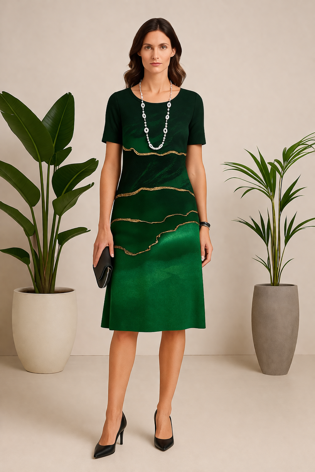 Vestido Estampado Safira