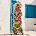 Vestido Kaftan Tropical