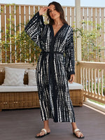 Kimono Luxo Preto e Branco