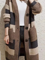 Casaco Feminino de Tricô Manga Longa