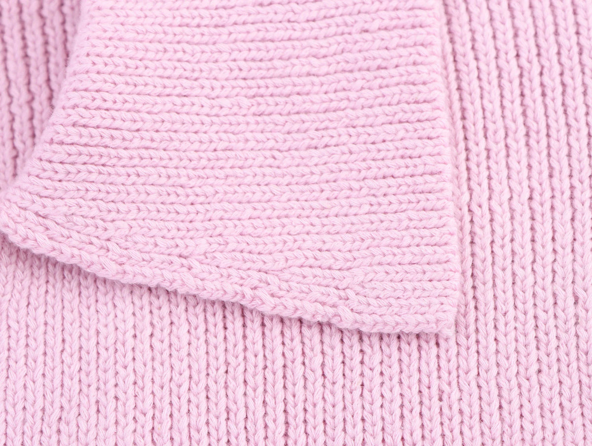 Blusa de Lã Feminina com Laços e Gola Polo