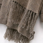 Casaco com Cachecol Integrado