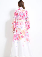 Vestido Longo com Cinto Betina