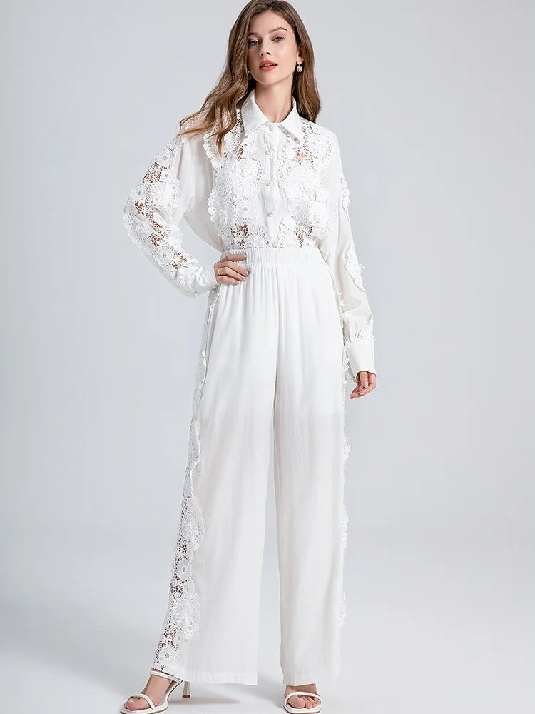 Conjunto de Renda floral Elegance
