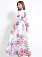 Vestido Longo Floral Beatrice
