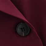 Blazer Vinho Oversized em Alfaiataria