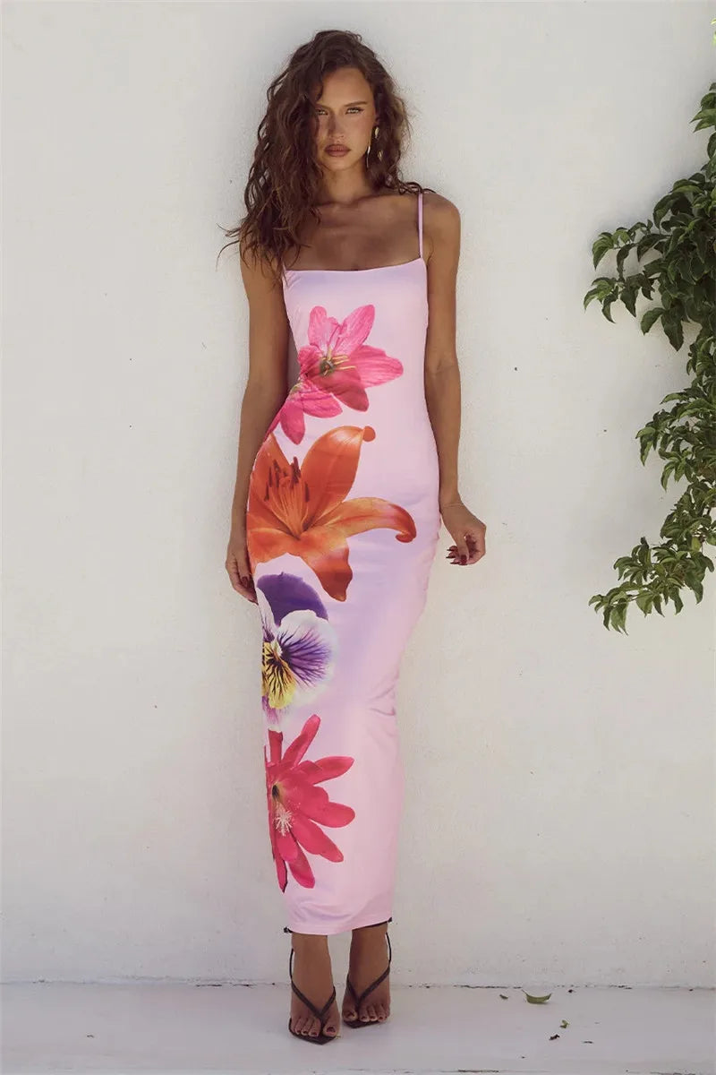 Vestido Longo Floral