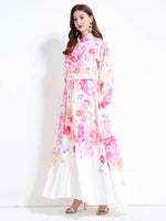 Vestido Longo com Cinto Betina