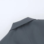 Blazer com Cinto de Flor