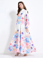 Vestido Longo com Cinto Betina