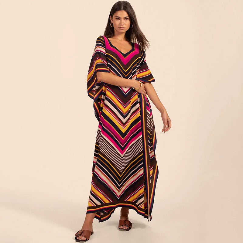 Vestido Kaftan Veranê